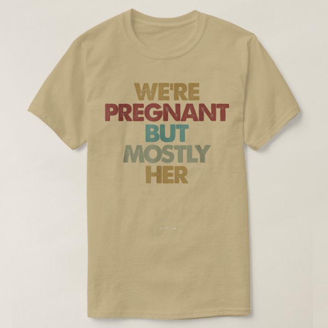 Manar Pappa ska snart bli Pappa-gåva till Ne T Shirt (Design framsida)