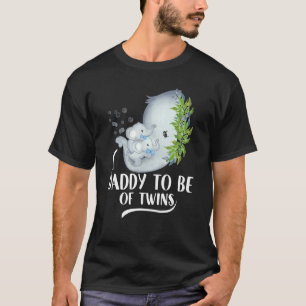 Manar pappa ska vara av Twillingar Twin Pojke Elep T Shirt