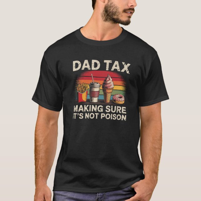 Manar Pappa-skatt Skapar att det inte är en Tjock  T Shirt (Framsida)