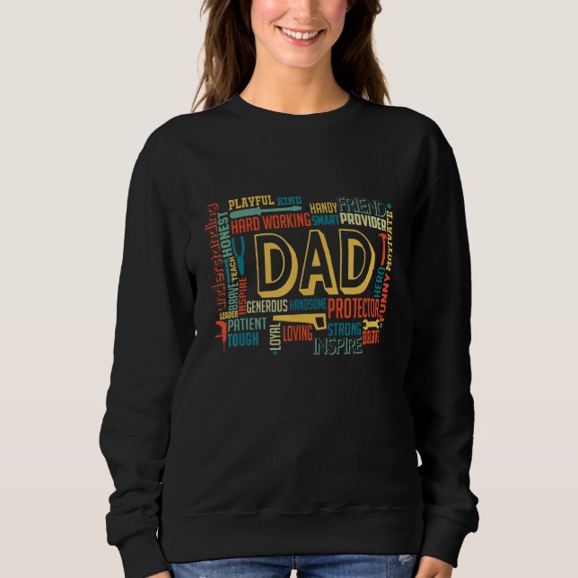 Manar Pappa Skyddar Hero Figur Far-dagen T Shirt (Framsida)