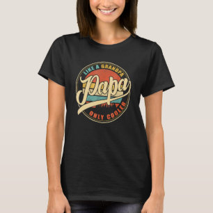 Manar Pappa som en farfar som bara kylare Pappa Pa T Shirt