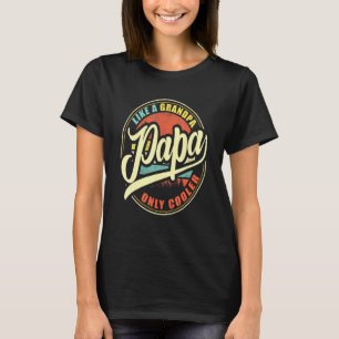 Manar Pappa som en morfar-kolonn T Shirt