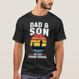 Manar pappa & son, de bästa fiskebankerna far fis t shirt