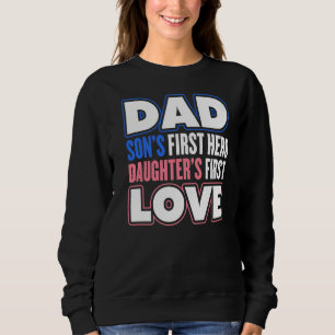 Manar Pappa Sons First Hero Dotter Kärlek Far DEG T Shirt