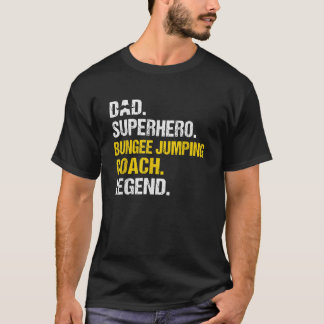 Manar Pappa superhjälten Bungee Jumping Coach T Shirt