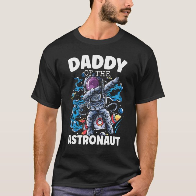 Manar pappa till Astronaut-firman T Shirt (Framsida)