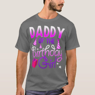 Manar pappa till Birthday Girl lustig gåva till Bi T Shirt
