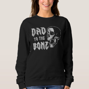 Manar Pappa till Bone Pappa Joke Skull Fars dag T Shirt