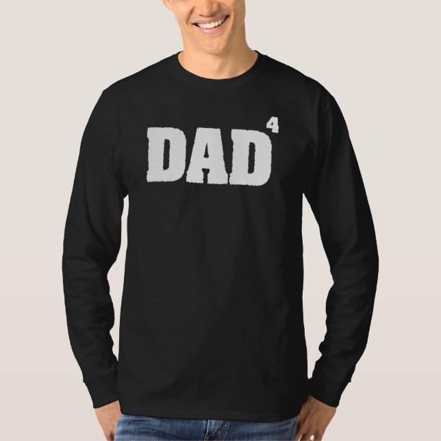 Manar Pappa till fjärde Fars dag vid Pappa Da T Shirt (Framsida)