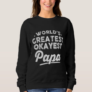 Manar Pappa Världsmästare Okayest Pappa Far T Shirt