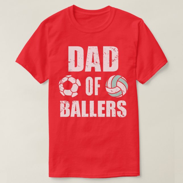 Manar Pappa vid Ballers Lundare Oclleyball Pappa T Shirt (Design framsida)