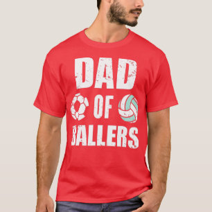 Manar Pappa vid Ballers Lundare Oclleyball Pappa T Shirt