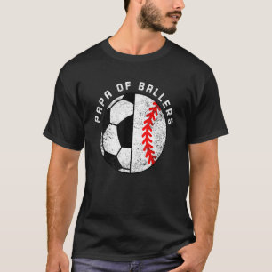 Manar Pappa vid Ballers Oceball Pappa T Shirt