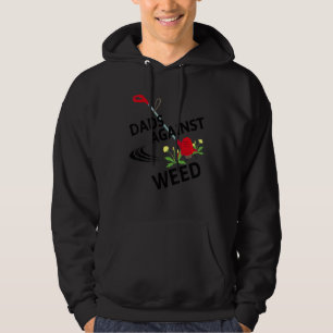 Manar Pappor mot Ogräs Gräsmatta Making Tjock Hoodie