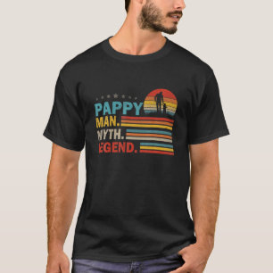 Manar Pappy man Myth Vintage Pappy Legend Far D T Shirt
