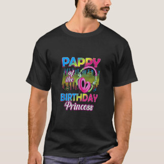 Manar Pappy Princess Music Älskare Morsa T Shirt
