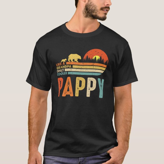 Manar Pappy som en farfar-För manar kylare T Shirt (Framsida)