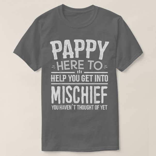 Manar Pappy Tee från Grandchildren Funny Grandfath (Design framsida)