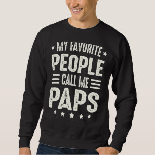 Manar Paps Fars dag För manar Mina favoriter C Lång Ärmad Tröja