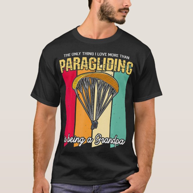 Manar Paragliding Quote för ditt Paraglider T Shirt (Framsida)