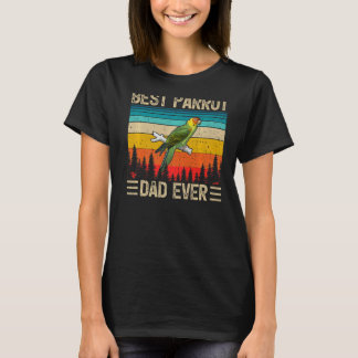 Manar Parrot Bird Vintage Best Parrot Pappa Alltid T Shirt