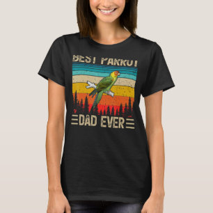 Manar Parrot Bird Vintage Best Parrot Pappa Alltid T Shirt