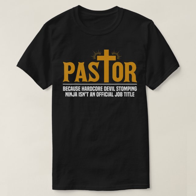 Manar Pastor Preacher Funny Pastor Sermon Pastor T Shirt (Design framsida)