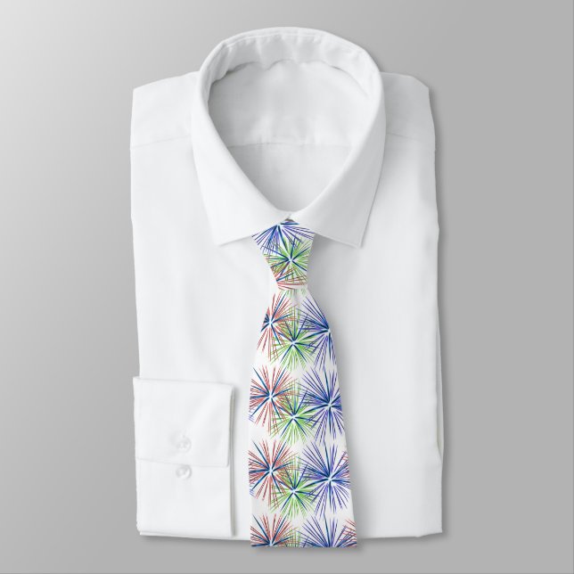 Manar Patriotic Fireworks Tie Slips (Bunden)