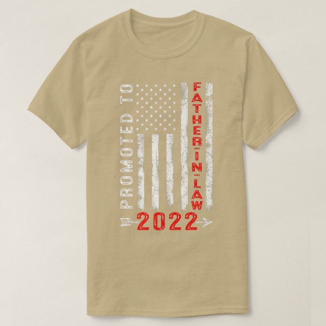Manar Patriotic Promoted to FatherInLaw 2022 USA A T Shirt (Design framsida)