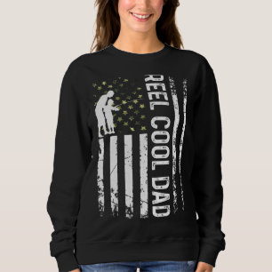 Manar Patriotic Reel Coola Pappa för pappa Fisherm T Shirt