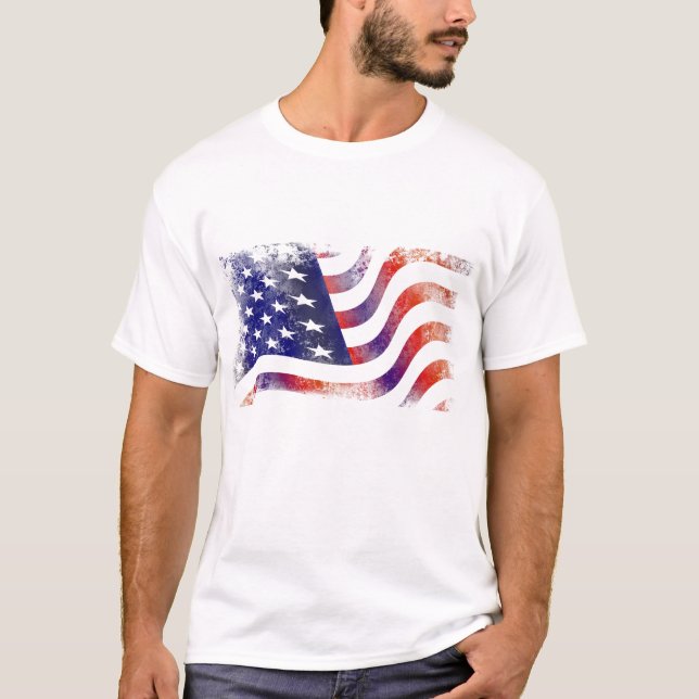 Manar Patriotic Shirt Tee (Framsida)