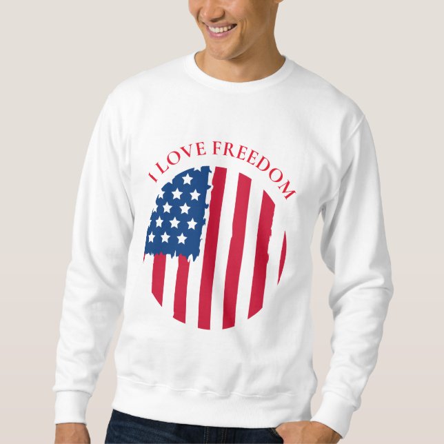 Manar Patriotic Sweatshirt (Framsida)