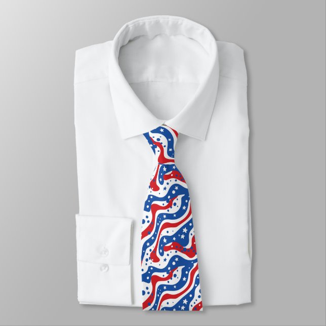 Manar Patriotic Tie Slips (Bunden)