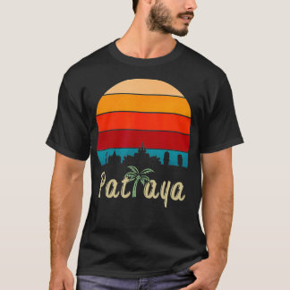 Manar Pattaya Thailand Skyline T Shirt