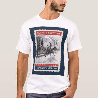 Manar Paul Revere Veterans T Shirt
