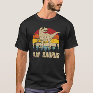 Manar Pawsaurus T rex Dinosaur Pappa Far-dagen Tas Shirt