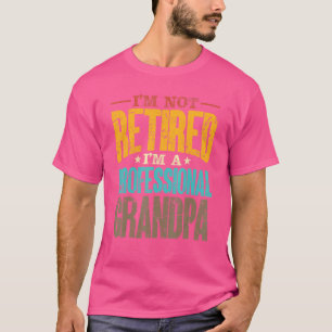Manar Pension Pappa Retiring Retrövad Grandpa T Shirt