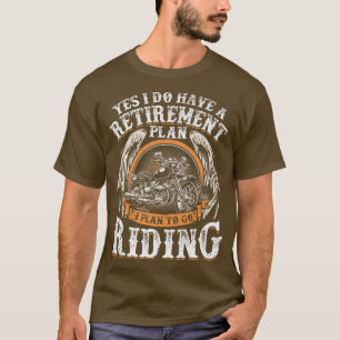 Manar Pension-planen för farleden längs motorcykel T Shirt