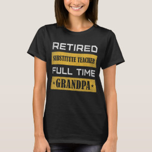 Manar Pensionerad Fullt för lärare med reträtter T Shirt