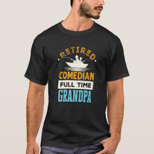 Manar Pensionerad Komiker Fullt Morfar Plumma R T Shirt