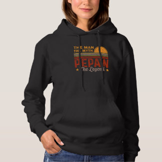 Manar Pepaw Mannen Myth Legend Retro Grandpa Fathe T Shirt