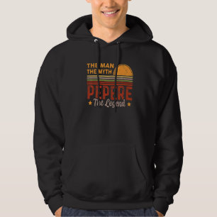 Manar Pepere Man Myth Legend Retro Grandpa Fath Hoodie
