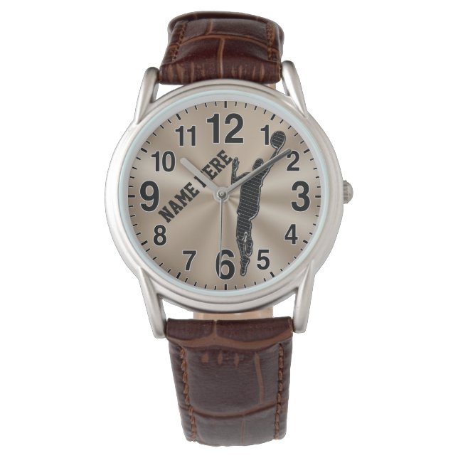 Manar Personlig Basketball Watches Armbandsur (Framsida)