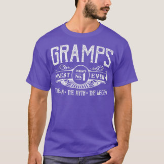 Manar Personlig Gramps bästa nummer T Shirt