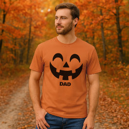 Manar Personlig Jack-O'-Lantern Ansikte Halloween T Shirt