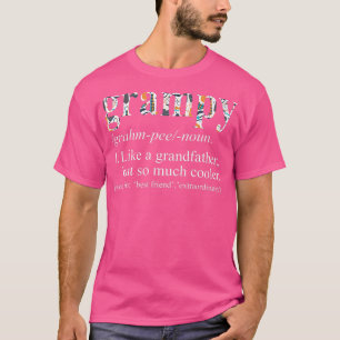 Manar Personlig Tie Die Coola Grampy som en stor T Shirt