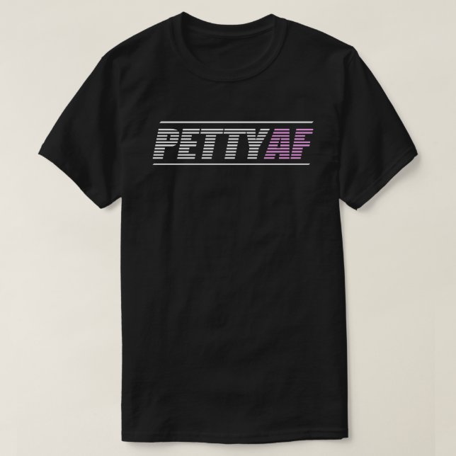 Manar PettyAF grundläggande utslagsplats Tee (Design framsida)