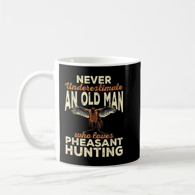 Manar Pheasant Hunting Upland Bird Hunting Kaffemugg (Vänster)