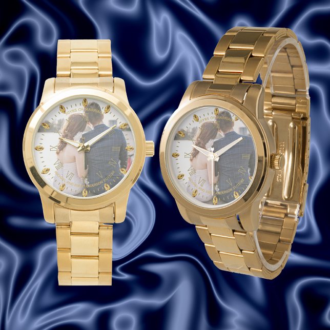 Manar PHOTO Watch 50:e 60:e Make-årsdagen Armbandsur (Skapare uppladdad)