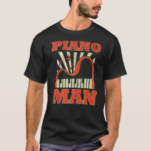 Manar Piano Man Musical Instrument Musician Istrum T Shirt